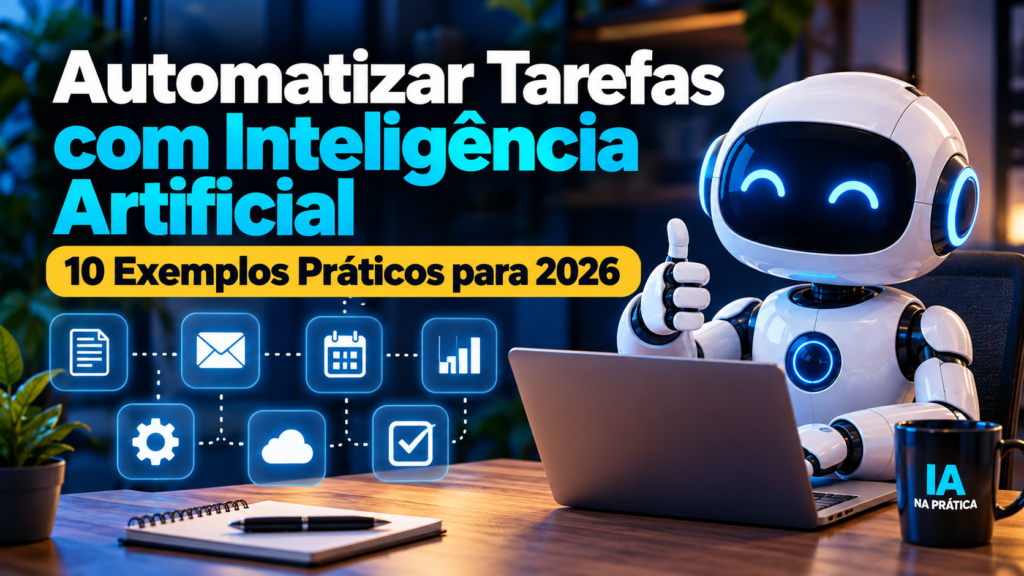 Automatizar tarefas com inteligência artificial: 10 exemplos práticos para 2026